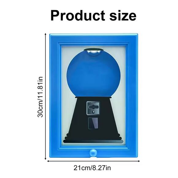 Picture Photo Frame Fun Cute Candy Machine Dispenser Blue - Picture 4 of 5